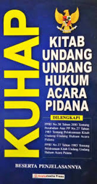 Image of KUHAP : Kitab Undang-Undang Hukum Acara Pidana