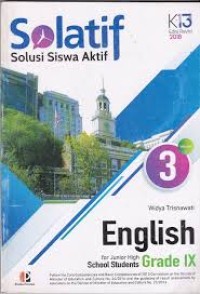 Image of Solatif : English for Junior High School Student Grade IX
